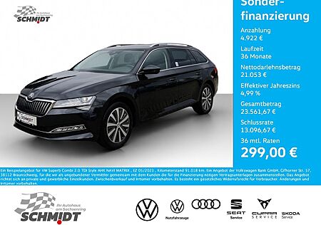 Skoda Superb Combi 2.0 TDI Style AHK NAVI MATRIX