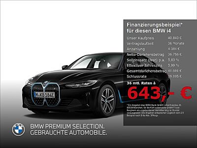 BMW i4 eDrive35 Gran Coupe M Sport Anhängerkupplung