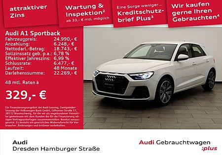 Audi A1 Sportback advanced 25 TFSI S tronic