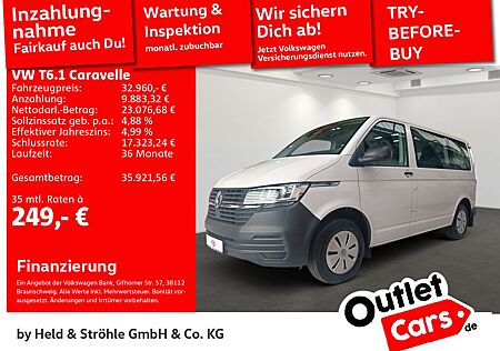 VW T6 Caravelle Volkswagen T6.1 Caravelle Trendline 2.0 TDI 9SITZE PDC