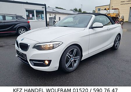 BMW 225d Cabrio Sport Line Sportsitze Automatik Navi