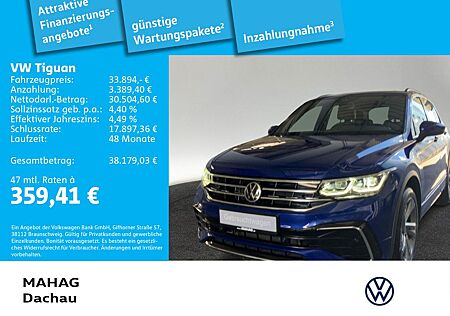 VW Tiguan Volkswagen 2.0 TDI 4Mot R-Line LED-Matrix RearView P