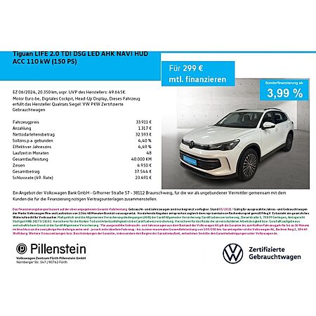 VW Tiguan leasen