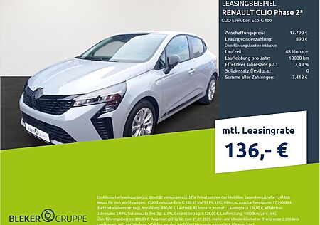 Renault Clio Phase 2 Evolution Eco-G 100