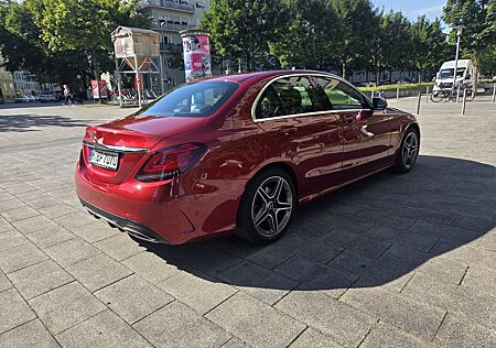 Mercedes-Benz C 180 Scheckheft gepfl.! TÜV Neu, AMG Line, 8f bereift