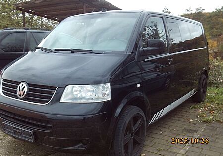 VW T5 Transporter Volkswagen Bus Caravelle lang-9Sitzer