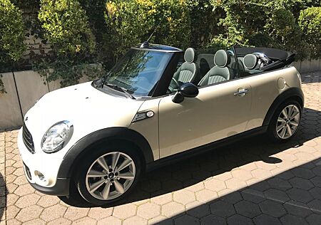 Mini Cooper Cabrio gebraucht kaufen Mini Cooper Cabrio Pepper White, Leder Lounge schwarz