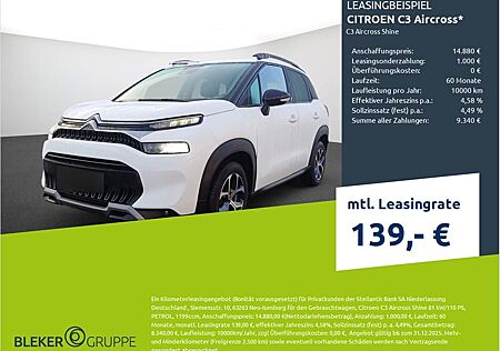 Citroën C3 Aircross PureTech 110 S&S Shine