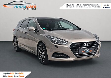 Hyundai i40 cw blue Premium Voll Pano AHK Leder Sitzbel.