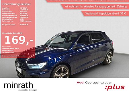 Audi A1 Sportback 25 TFSI S-Line BLACK SONOS LED APP