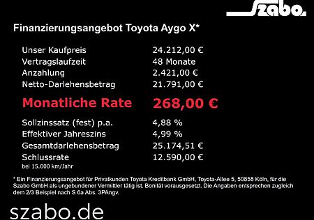 Toyota Aygo (X) Hybrid 1,5 l Teamplayer CVT LED Apple Car