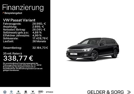 VW Passat Variant Volkswagen R-Line 2.0 TDI Stand*RFK*AHK