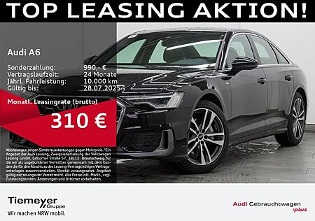 Audi A6 45 TFSI Q S LINE LEDER MATRIX KAMERA MEMORY