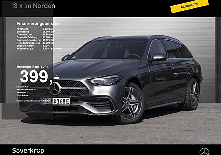 Mercedes-Benz C 300 e T AMG DISTR SPUR PANO 360 AHK PDC SHZ