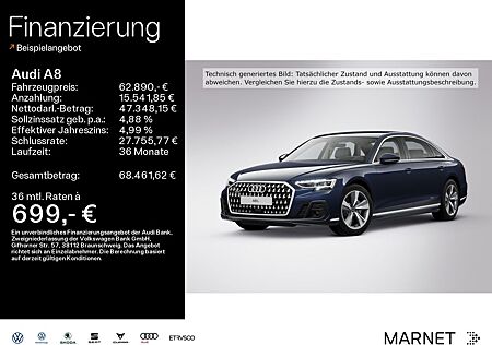 Audi A8 Lang 50 TDI quattro*Navi*Matrix*Alu*HUD*DVD*P