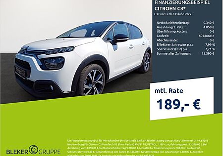 Citroën C3 PureTech 83 Shine Pack