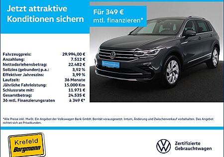 VW Tiguan Volkswagen 2.0 TDI Elegance 4Motion MATRIX-LED PANO