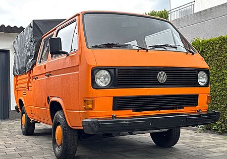 VW T3 Volkswagen Doka Pritsche mit Plane 1,9 Benzin