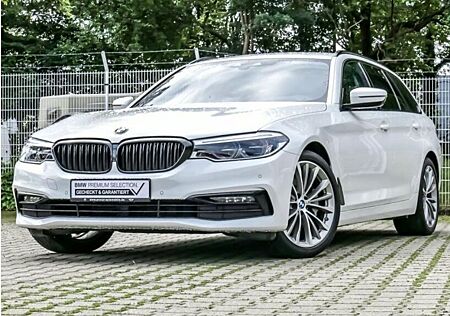 BMW 530d Touring, HUD, Weiß, Sitzhz, Leder, 8 fach R