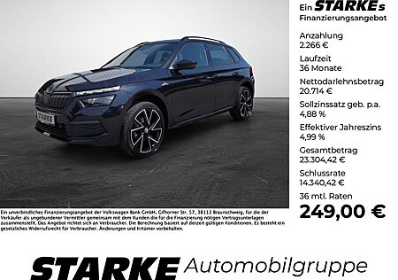 Skoda Kamiq 1,0 TSI DSG Monte Carlo Panodach AHK Navi