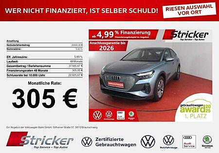 Audi Q4 e-tron Sportback 35 305,-ohne Anzahlung Navi