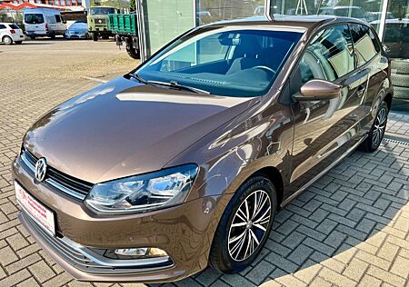 VW Polo Volkswagen PoloV 6R Allstar/Klima/Navi/2xPDC/15"Alu`s/90 PS