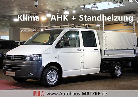 VW T5 Transporter Volkswagen T5 Doka AHK Klima Standheizung Freisprechen