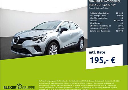 Renault Captur BUSINESS EDITION TCe 140
