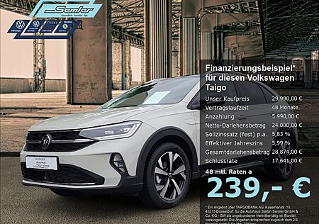 VW Taigo Volkswagen Style 6-Gang 1.0l TSI AHK NAVI MATRIX V-CO