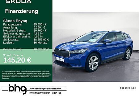 Skoda Enyaq iV 60 Design Selection Loft AHK Navi GRA