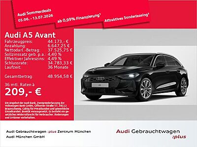 Audi A5 Avant TFSI qu. S tronic AHK/ACC/Kamera/Leder