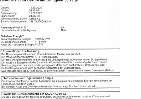 Skoda Octavia Combi iV Style Traveller Ergo Sitz Massa