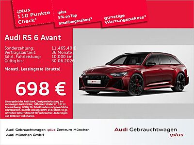 Audi RS6 Avant Pano/HD-Matrix/ACC/B&O/HUD/StdHzg/Priv