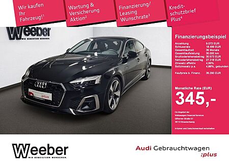 Audi A5 Sportback 45 S line MATRIX HEAD-UP PANO 19 ZO