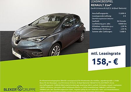 Renault ZOE R135 Intens R135/Z.E. 50 (Kauf-Batterie)