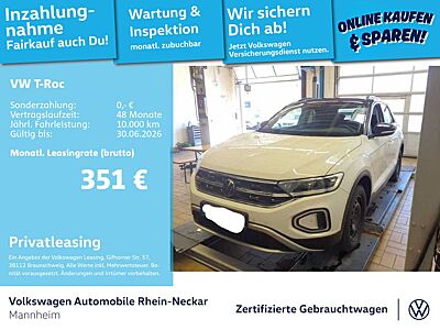 Volkswagen T-Roc 1.5 TSI Style DSG Navi Kamera LED Plus uvm