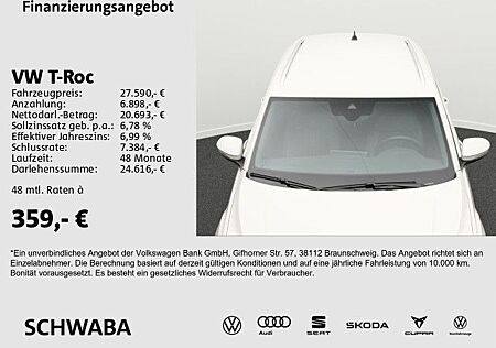 VW T-Roc Volkswagen R-Line 1.5 TSI DSG *ACC*AHK*LED*VIRTUAL*18