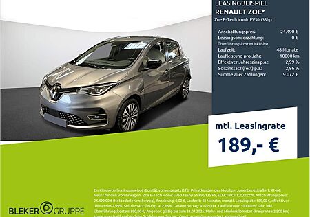Renault ZOE E-Tech Iconic EV50 135hp