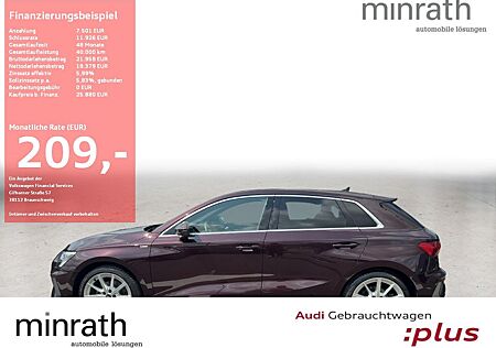Audi A3 Sportback 30 TDI S-Line MATRIX PANO LEDER LM1