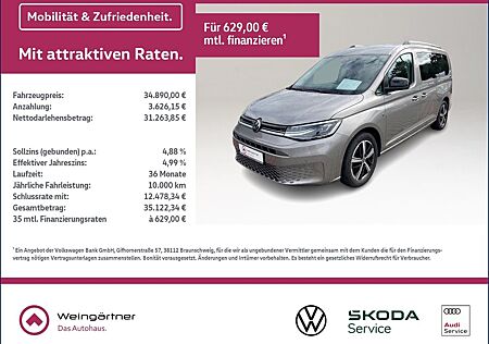VW Caddy Volkswagen Maxi 2.0 TDI Style 4Motion, Sitzhzg, AppCo