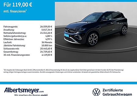 VW T-Cross Volkswagen 1.5 TSI Style +DSG+AHK+KLIMA+ACC+NAVI+LM