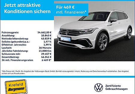 VW Tiguan Allspace Volkswagen 2.0 TDI R-Line 7-SITZER AHK 360°