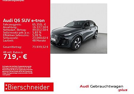 Audi Q6 e-tron Performance S-Line Black MATRIX PANO A