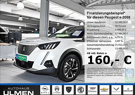 Peugeot 2008 e- GT Elektromotor 136 Navi Rückfahrkamera