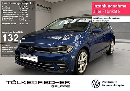 VW Polo Volkswagen VI 1.0 TSI Style IQLight ACC AHK AUT Kam.