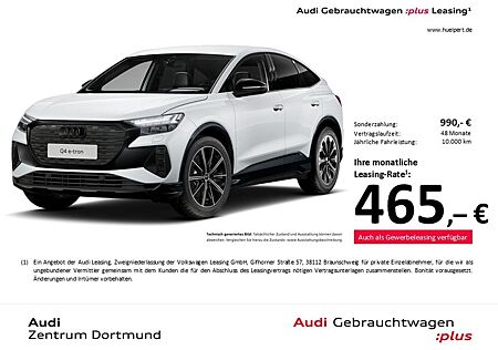 Audi Q4 e-tron gebraucht kaufen Audi Q4 e-tron Sportback 45 advanced BLACKPAK AHK 20Z