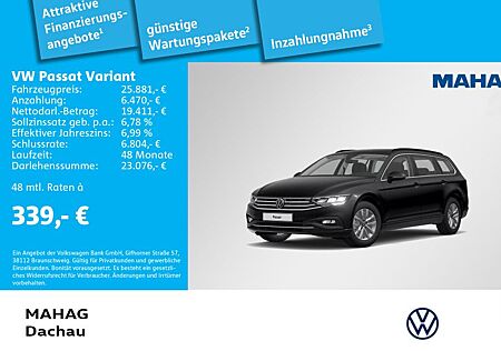 VW Passat Variant Volkswagen Business 2.0 TDI AHK LED Navi Pan