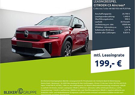 Citroën C3 Aircross Turbo 100 S&S YOU mit PLUS Paket