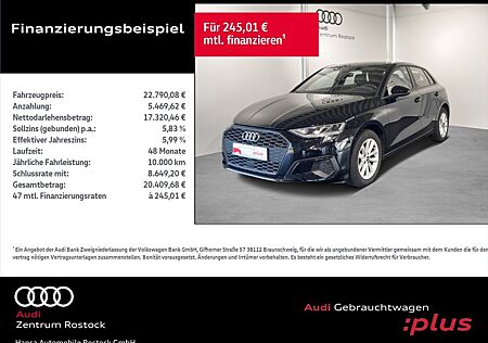 Audi A3 Sportback 30 TFSI 6-Gang+CARPLAY+LED BASIS+VI