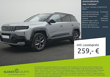 Jeep Compass Der neue Compass e-Hybrid First Edition